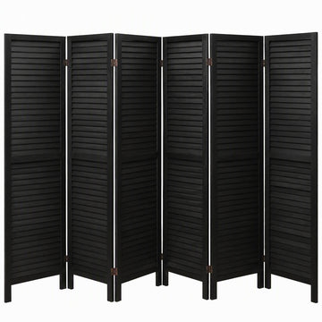 6 Panel Room Dividers and Folding Privacy Screens, Wood Room Divider Screens and Panels, Wall Divider for Room