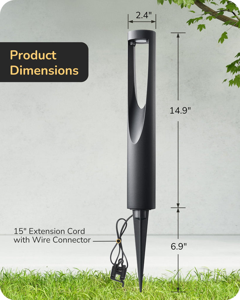 Low Voltage Landscape Lights for Walkway 8 Pack