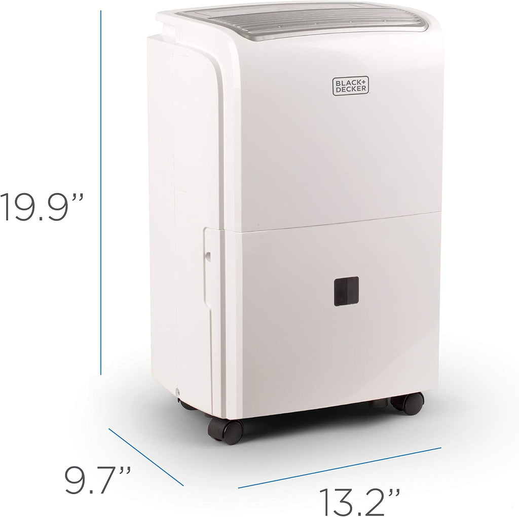 30-Pint Dehumidifier | Portable Dehumidifiers for Home | Energy Star Safe | Quiet Dehum | In Room Dehumidifying