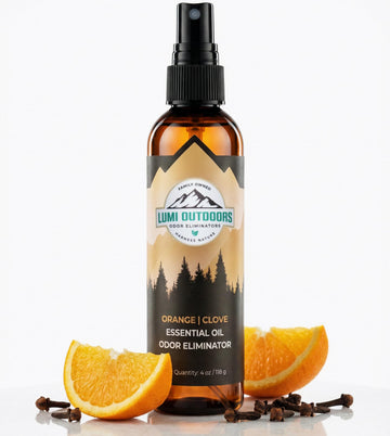 Natural Air Freshener - Orange Clove - Essential Oil Odor Eliminating Room Spray