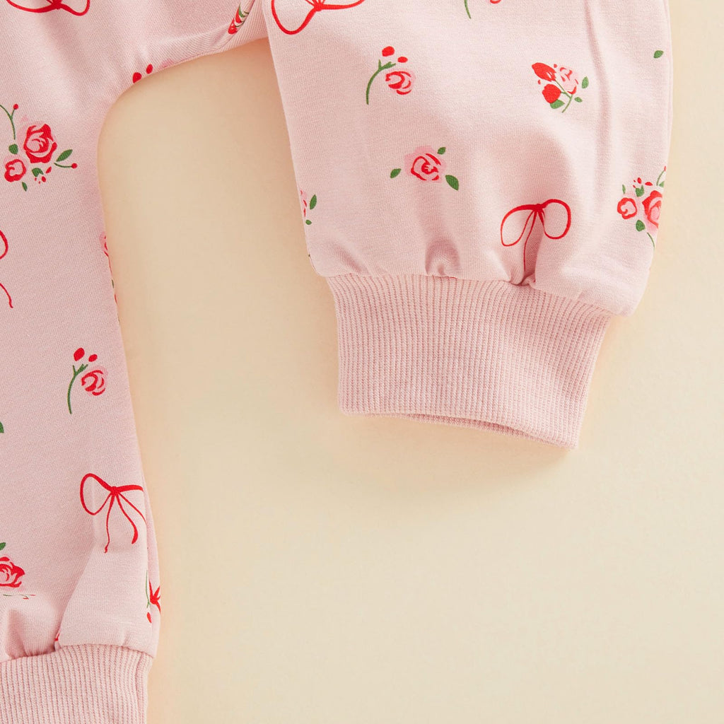 Toddler Baby Girl Clothes Cute Long Sleeve Sweatshirt Sweatpant Outfits Fall Winter Tops Pant Outfit Sweatsuit
