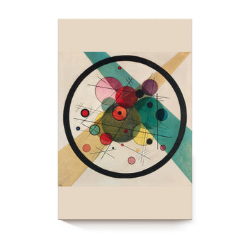 Wassily Kandinsky Wall Art, Famous Classic Paintings Abstract, Color, Lines, Geometry Poster Canvas Wall Art Print