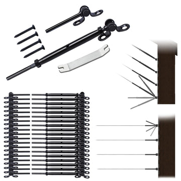 20Pairs Black Cable Railing Hardware Swage Toggle Turnbuckle CK07