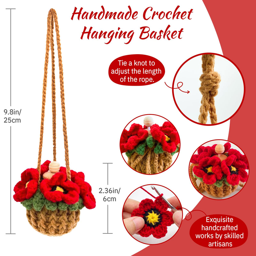 Crochet Car Air Freshener Diffuser Hanging