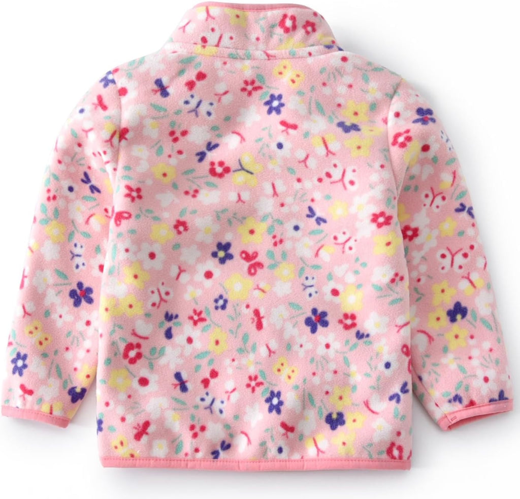 Girls Boys Fleece Jacket Kids Sherpa Lined Jackets Fall Winter Warm Coats Clothes for Baby