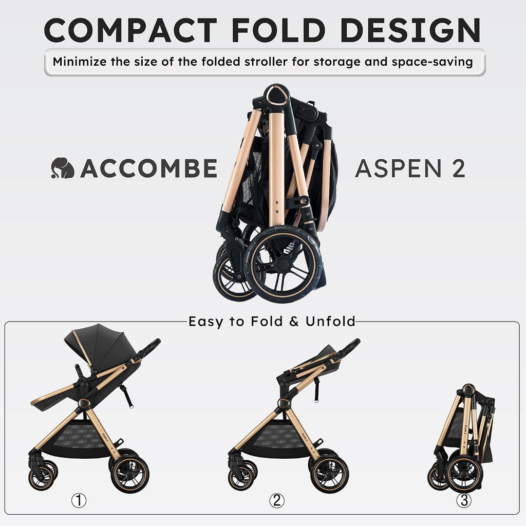 In-1 Convertible Baby Stroller for Newborn to Toddler
