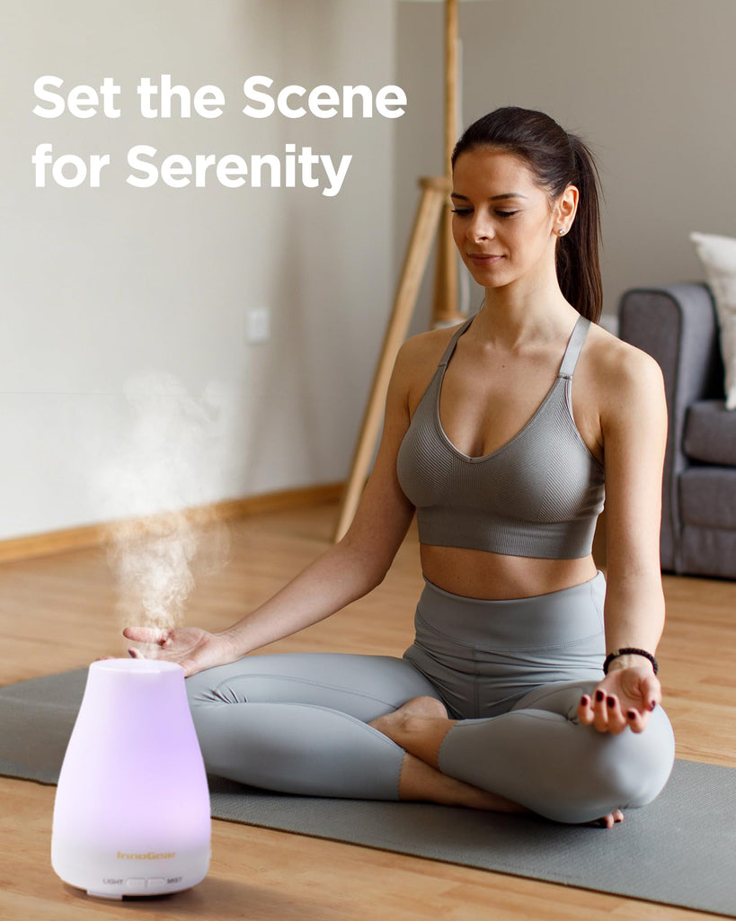 2 Pcs Essential Oil Diffuser Aroma Diffusers, Basic White