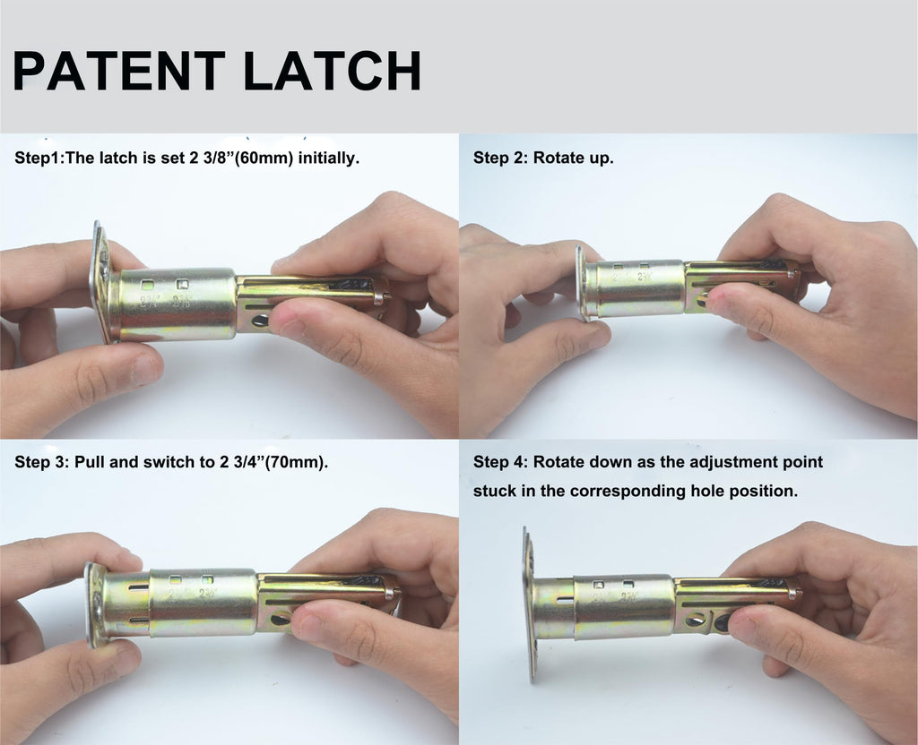 1 Side Keyed-Alike Deadbolt Lock, Single Cylinder Dead Bolt, Satin Nickel Round Exterior Keyed Front Entry Inside Door