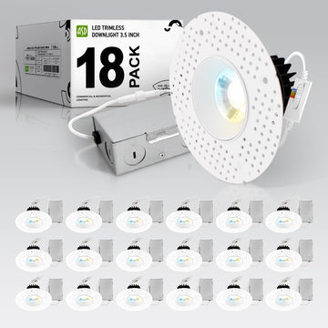 3 Inch Trimless LED Recessed Ceiling Light Fixture