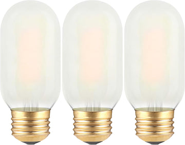 Frosted T45 LED Bulb- Vintage E26 Base Edison Light Bulbs 40 Watt Equivalent- Dimmable Decorative Antique T14