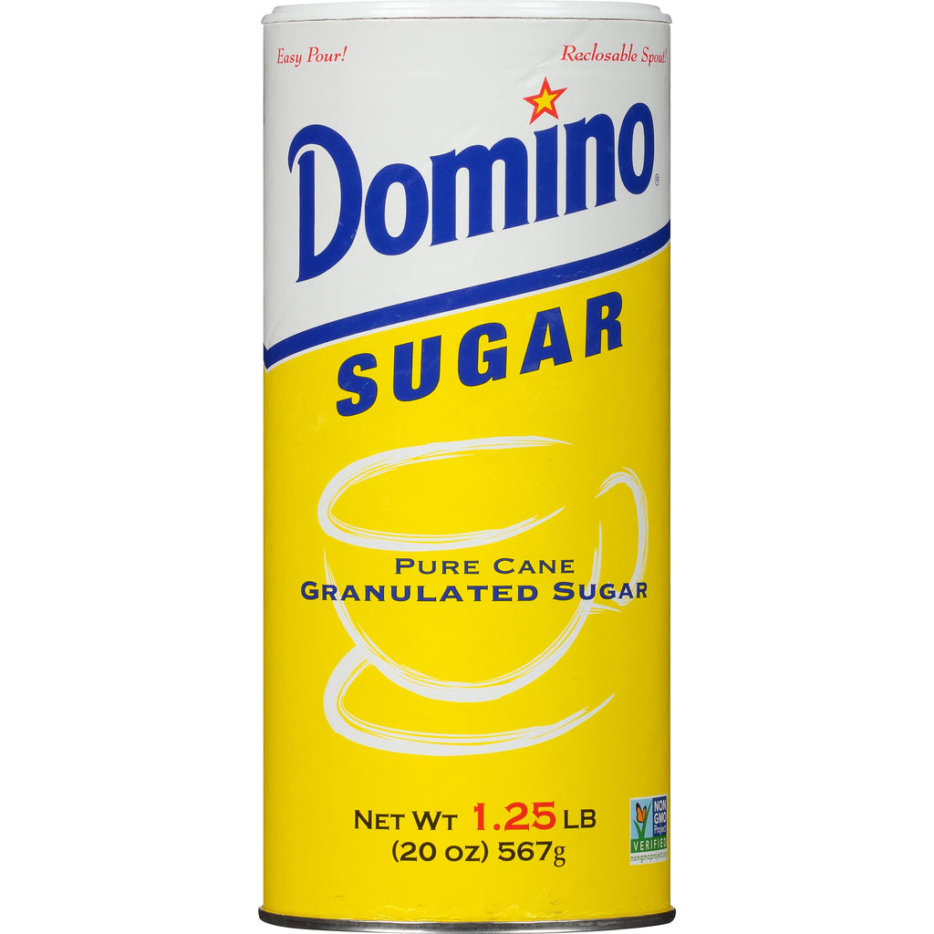 Granulated Sugar, 20 oz Canister, 3 Pack