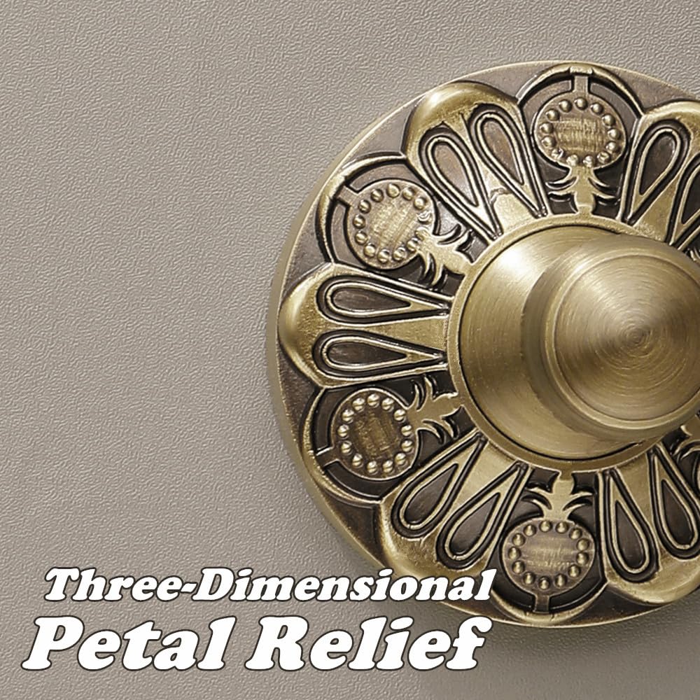 Antique Brass Towel Hook, Wall Mounted Bathroom Hook for Clothing & Robe Hanger, Screws Install Shower Wall Hook