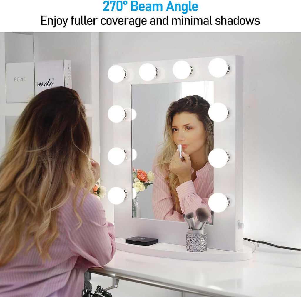 G25 LED Light Bulbs, 5W 450LM, Dimmable, 5000K