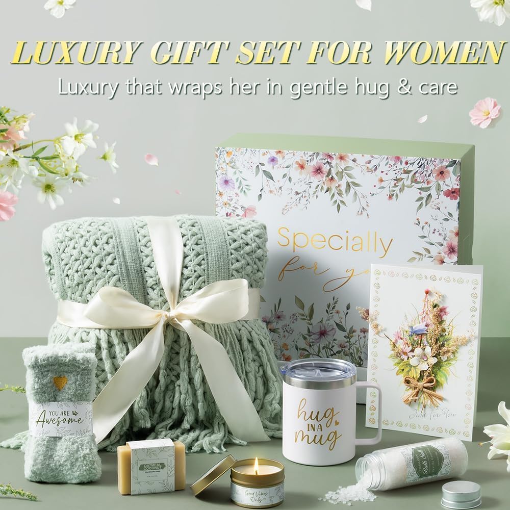 Christmas Self Care Gifts for Women Get Well Soon Gift Baskets Care Package