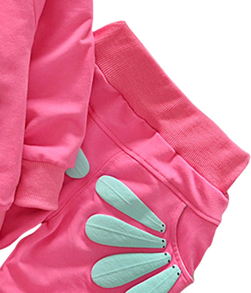 Toddler Baby Girls Sunflower Clothes Set Long Sleeve Top and Pants 2pcs Outfits Fall Clothes