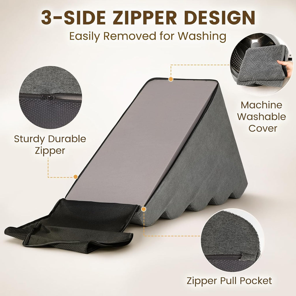 Pet Stairs for High Beds, 28.2" H 5-Step Dog Steps for Small & Medium Dogs