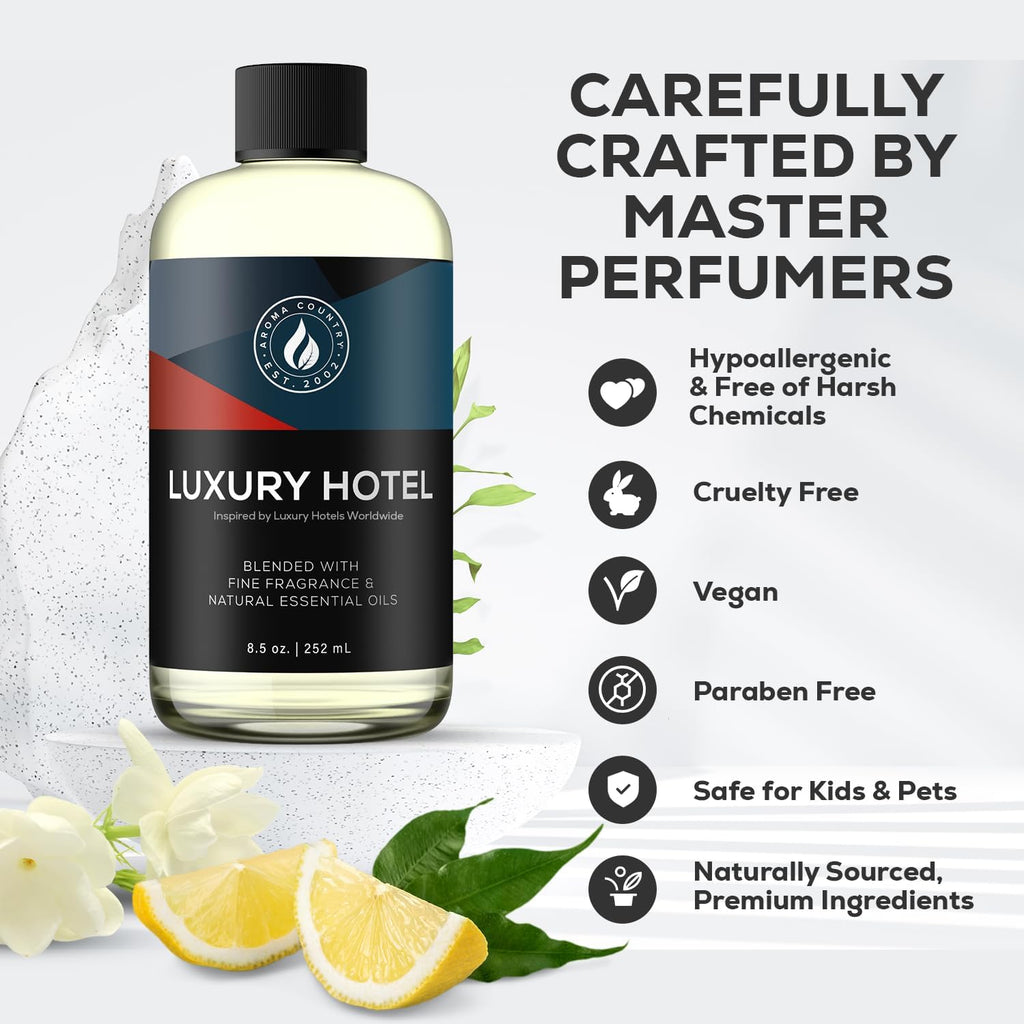 Ritzy Hotel Luxury Diffuser Oil Refill (8.5 Fl Oz) - Set of 85
