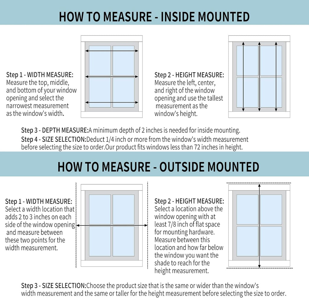 Blackout Cordless Roller Shades Blinds, White | Blackout Fabric UV Thermal Insulated,Spring System For Windows