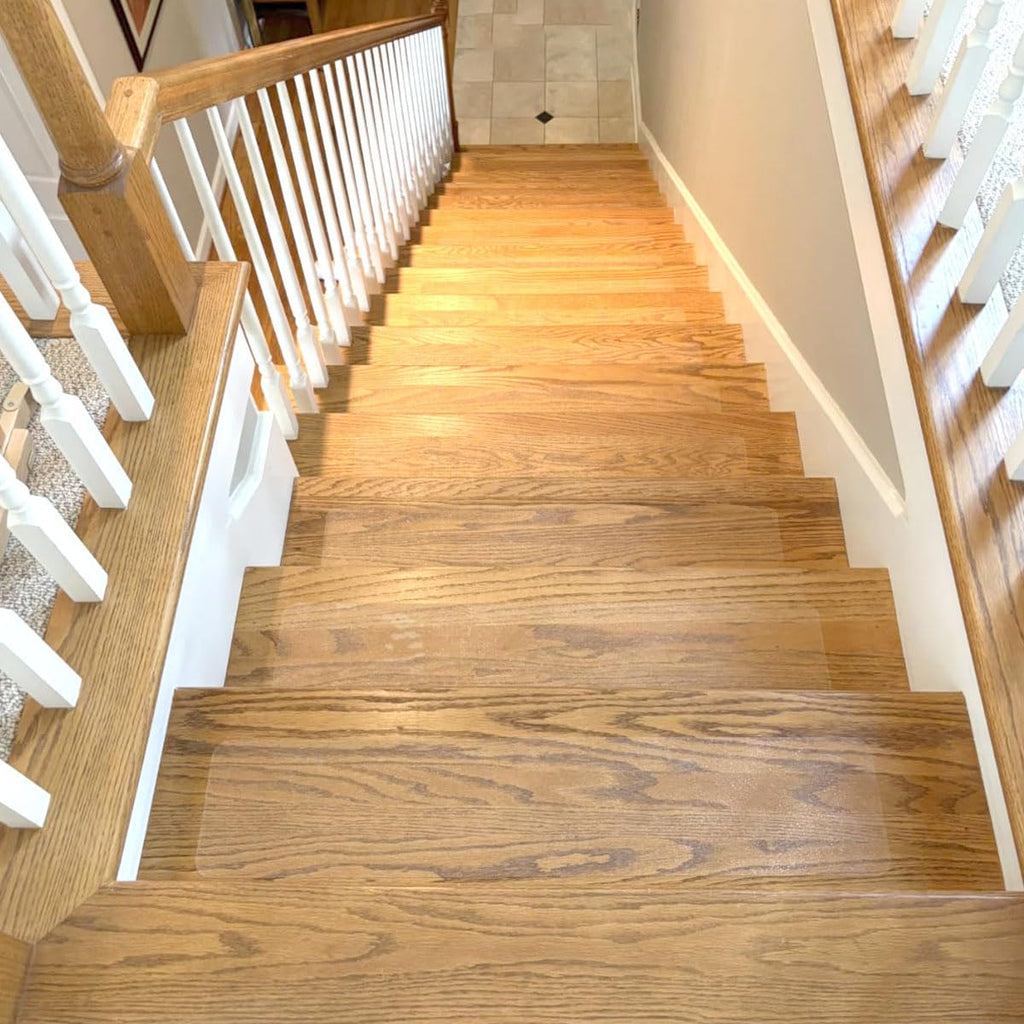 Solid Wood Stair Tread, Wood Stair Tread for Stair Remodel, Retro Fit Tread Kit. Round Nose Profile (Ash Lumber 42" X