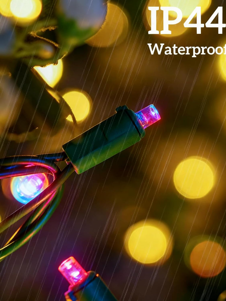 Led Christmas Net Lights for Bushes, 132LED 6FT x 6FT Connectable UL Certified Net Lights for Bushes Tree Shrubs Xmas
