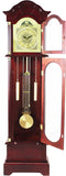 Traditional Floor Standing Grandfather Clock, 72-inch, Cherry Finish, Metal Dial with Roman Numerals, Westminster Chime, 19.25W x 71.63H...