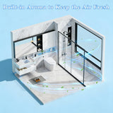 TOTTE One-Piece Smart Toilet, Premium Care with Women's Front Wash, Auto Open Lid, Instant Warm Water & Warm Air Dryer