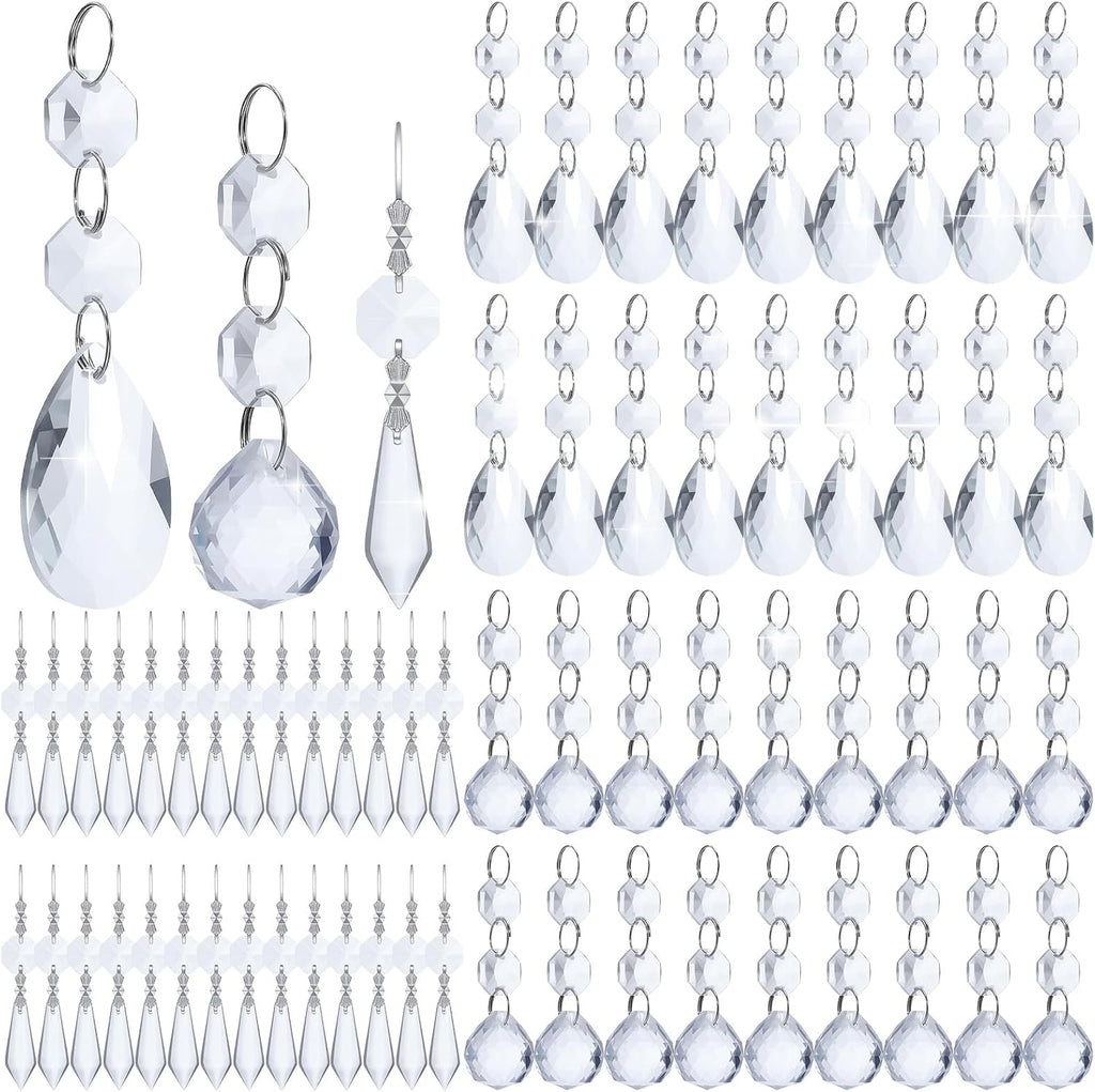 66 Pack Chandelier Crystal Prism Replacement