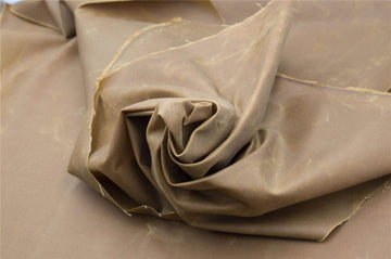 Wax 100% Cotton Canvas Fabric Antique Finish Waxed Oilskin Cloth, Tan - 1m (100 x 150cm)