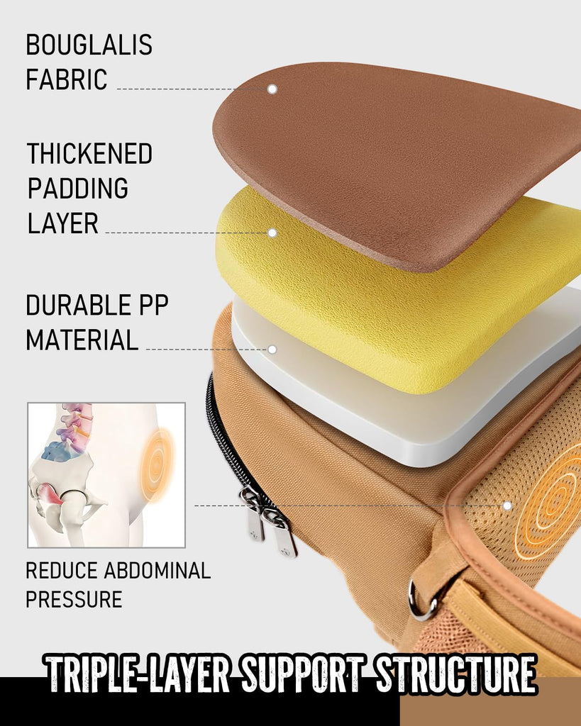 Baby Hip Carrier for Infant & Toddler (Up to 45 lbs), Coyote Brown