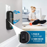 Air Purifier and Air Sanitizer with UVC Ultraviolet Light That Cleans up to 300 Square Feet Pluggabl