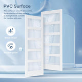 36x84 Inch Glass Sliding Barn Door Slab and 6.6ft Hardware Kit Included, 5 Frosted Glass, LVL Wood P
