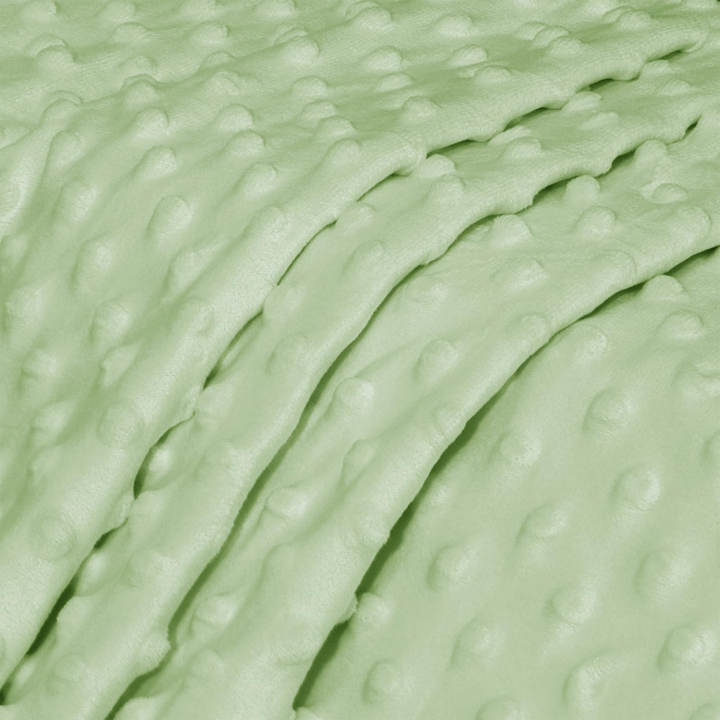 3 Yards Minky Dot Fabric 60 Inch Wide Fleece Plush Sage Green