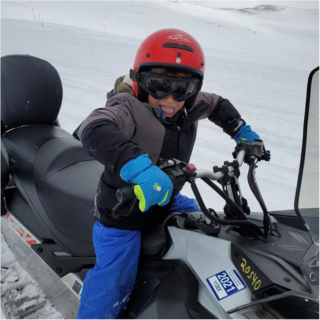 Kids Ski Snow Gloves, Waterproof Winter Mittens for Boys Girls