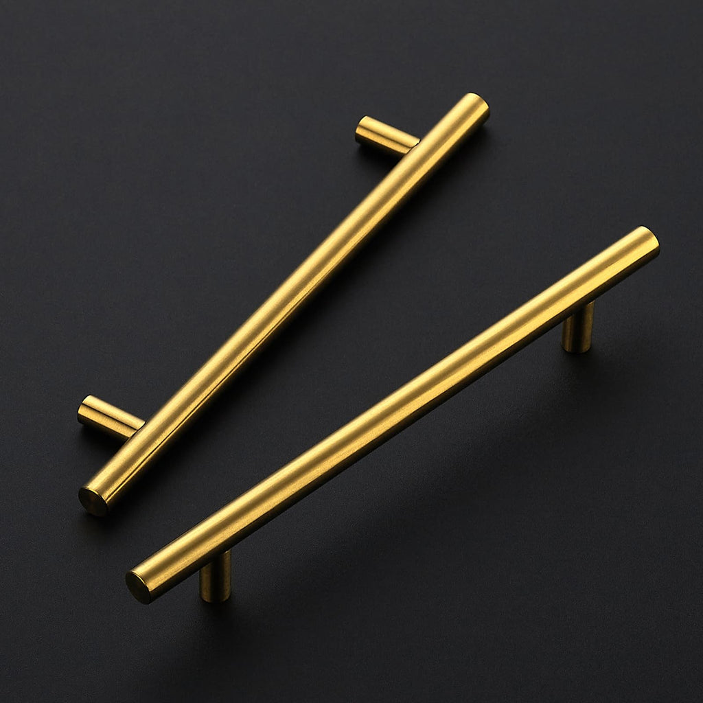 Gold Cabinet Pulls Drawer Pulls, 6-1/4 Inch CC, 45 Pack