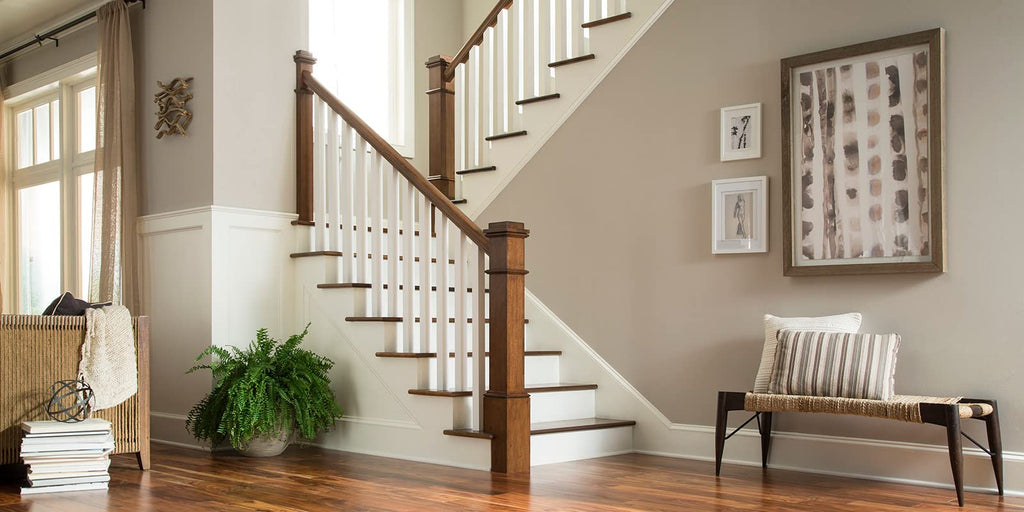 Square 1 1/4" Wooden balusters 1 1/4"x 36" 5061 (Pre Finished White, 36")