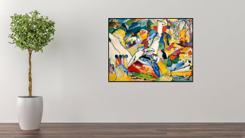 Kandinsky Canvas Wall Art Sketch Composition Ii Poster - Abstract Art Wall Decor Classic Master Painting Art Print