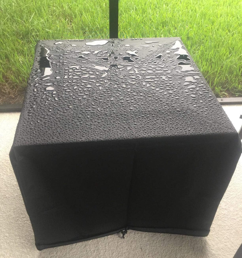 Gas firepit Cover Square 31 inches x 31 inches, Black