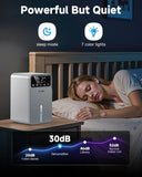 Dehumidifier for Home, 60 OZ Capacity, Auto Shut-Off for Medium Rooms up to 500 Sq.Ft