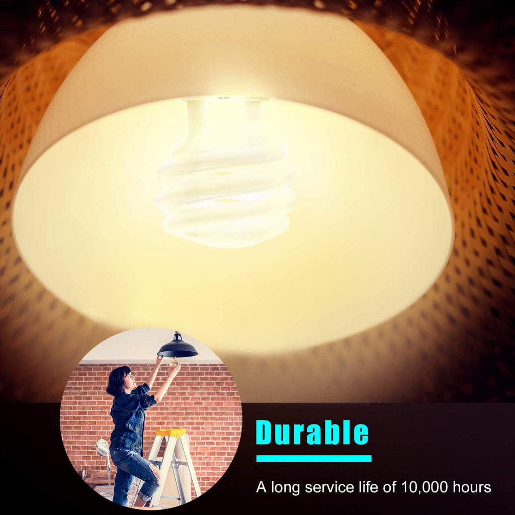 UL-Listed 13w Gu24 CFL Light Bulbs 2700k T2 Spiral Gu24 Base