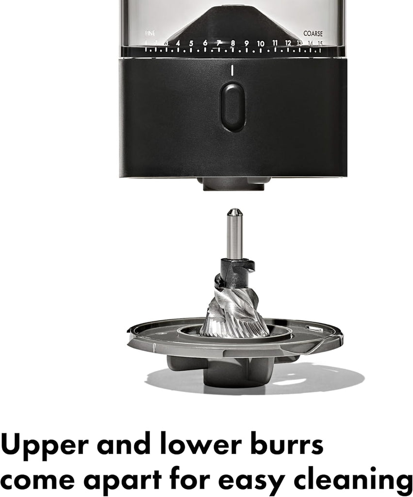 Brew Compact Conical Burr Electric Coffee Bean Grinder - 50g Capacity | Countertop Coffee Grinder, Consistent Grind