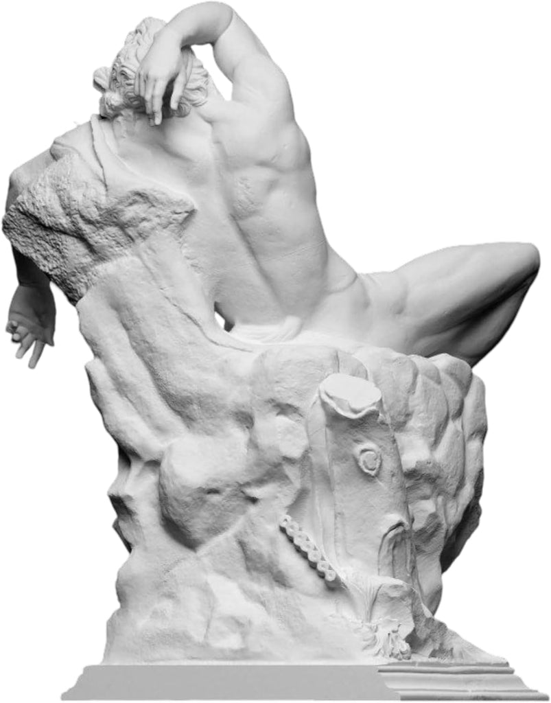 Faun Barberini White Alabaster Mythological Greek Roman Figurine 20cm / 7.85"