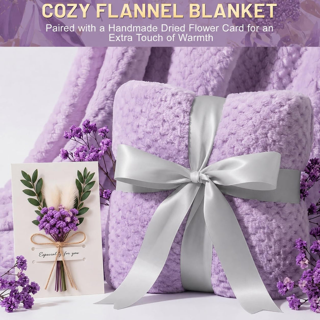 Birthday Gifts for Women, 12-Piece Christmas Gift Basket with 40oz Tumbler & Soft Blanket, Luxury Spa Gift Set for