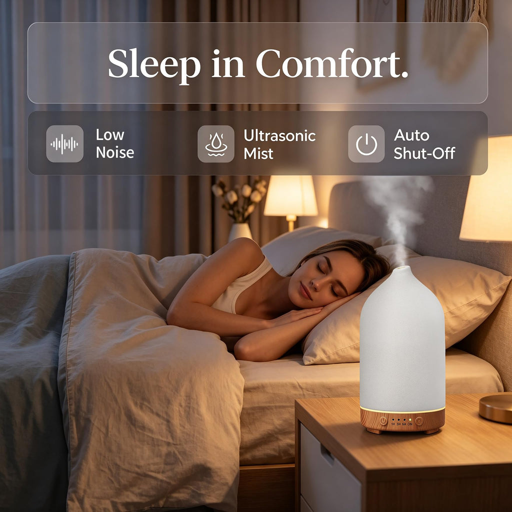 Ceramic Essential Oil Diffuser, Stone Diffuser