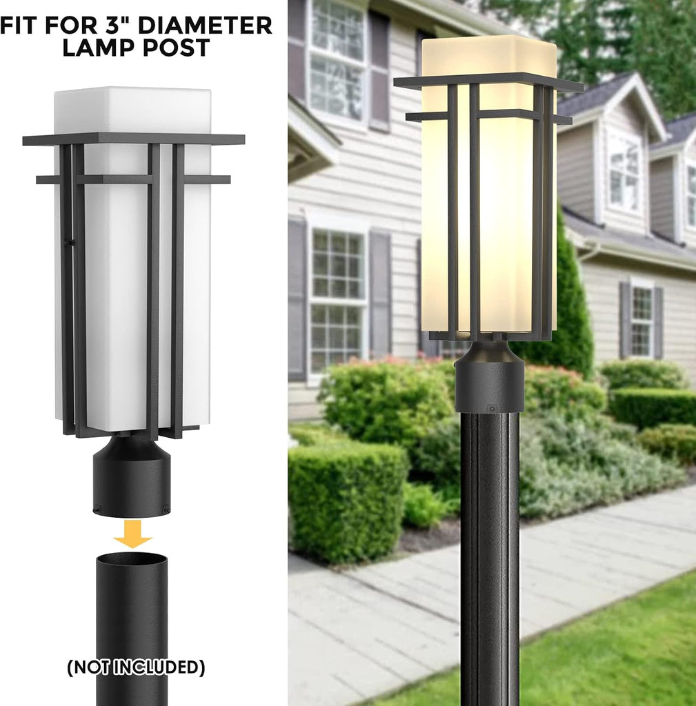 Outdoor Post Light Fixture - Aluminum Lamp Posts Outdoor Lighting