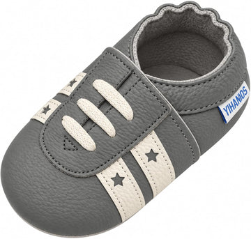 Baby Sneaker Moccasins Soft Leather Sporty Sole Infant Toddler