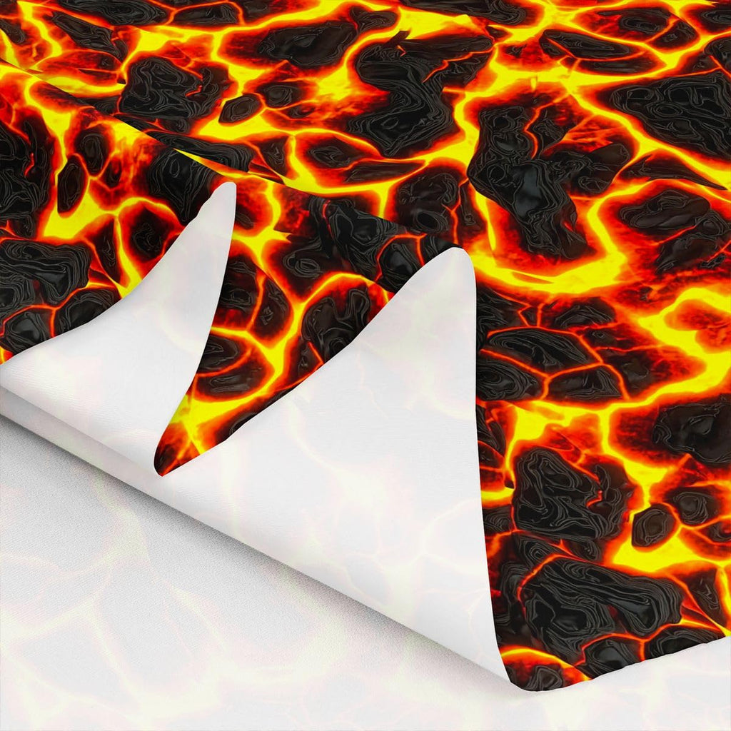 Volcano Upholstery by The Yard, Lava Tapestry Fabric, Nature