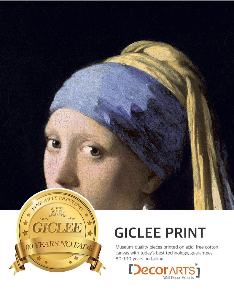 Girl With a Pearl Earring Framed Wall Art, 22x26