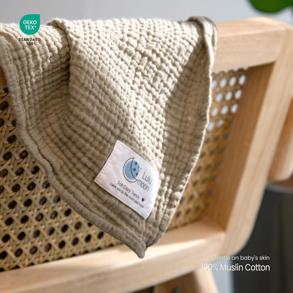 Muslin Swaddle Blanket Baby: Cotton Receiving Wrap for Newborns
