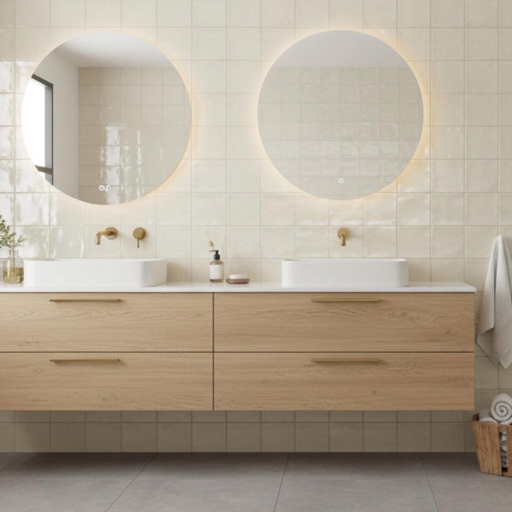 Ivory Glossy Porcelain Subway Zellige Look Tile - 4x4 Inches Wall and Floor, Backsplash, Shower, Fireplace Accent
