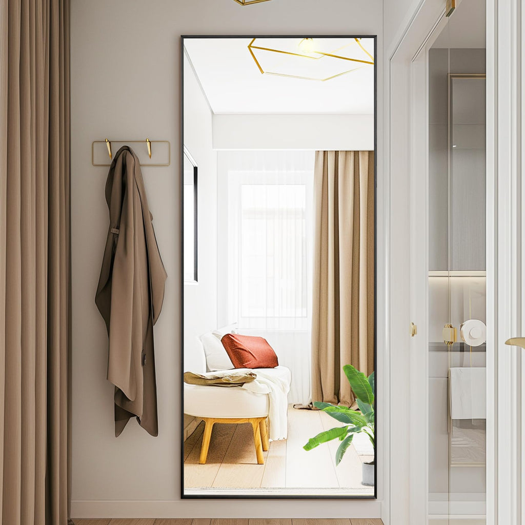21"x64" Mirror Full Length, Upgraded Body Wall Mirrors